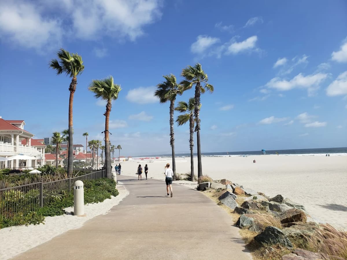Coronado Beach with Hotel del Coronado, best beaches San Diego