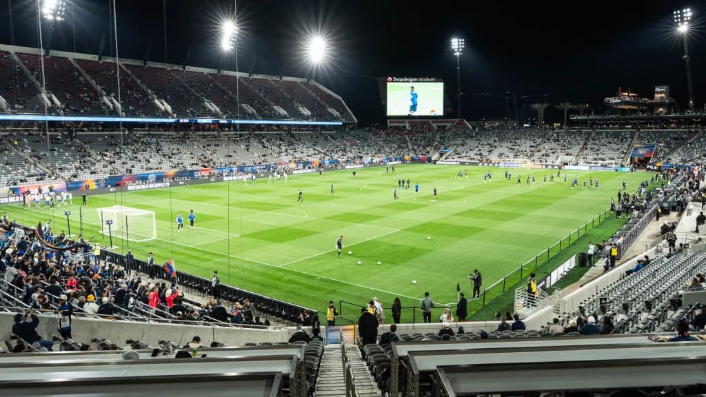 FIFA World Cup warmup matches at Snapdragon Stadium San Diego — June 2026