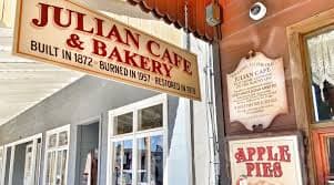 Julian day trip from San Diego - mountain town with famous apple pie