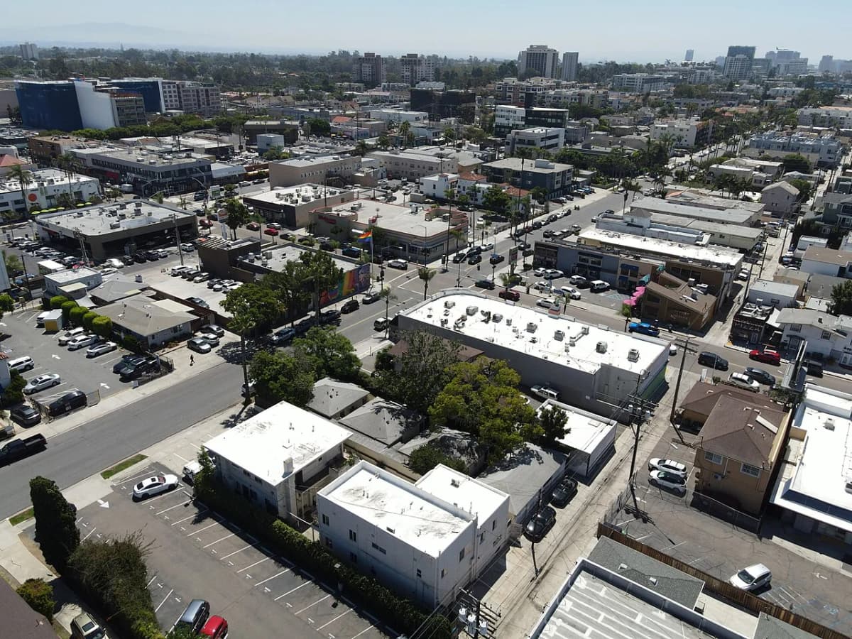 North Park San Diego brewery taproom with craft beer taps and neighborhood crowd on 30th Street