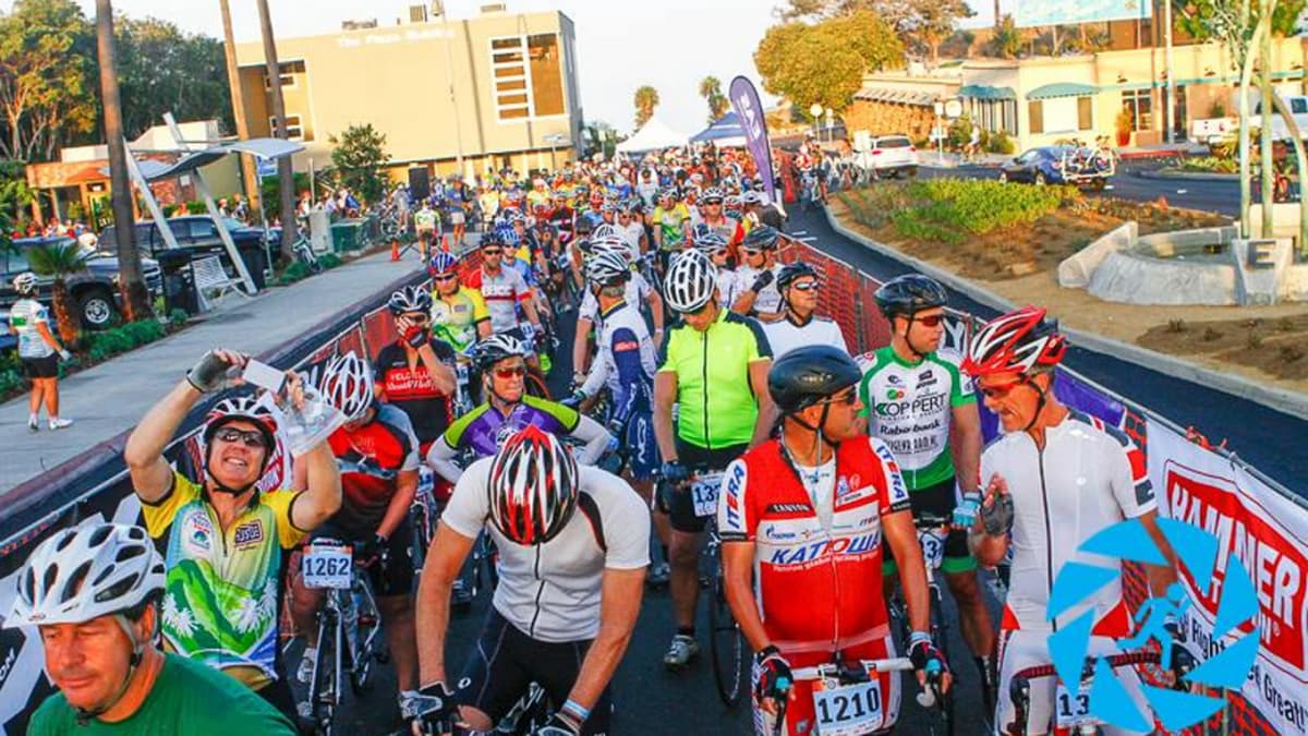 Giro di San Diego GranFondo — Italian feast celebration and finisher medals at Ryan Park