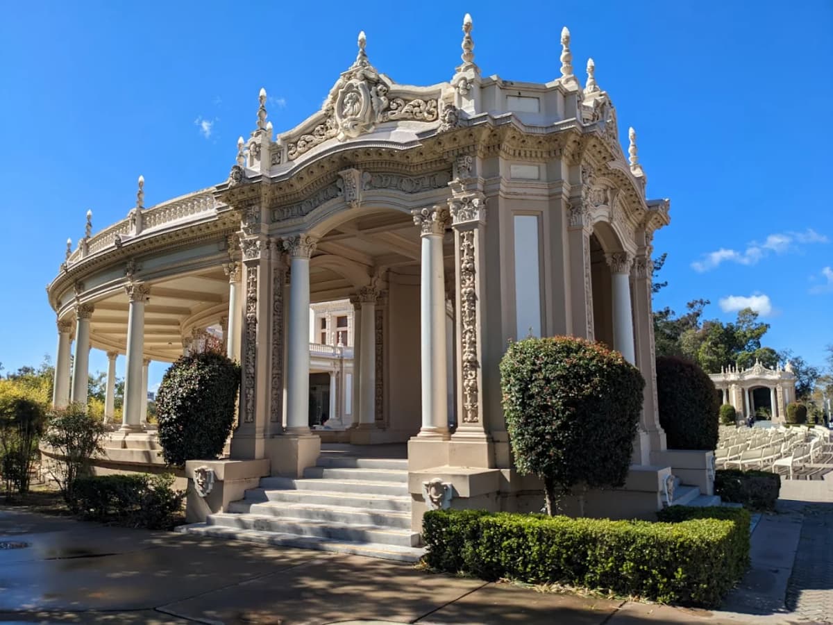 Spreckels Organ Pavilion in San Diego - outdoor organ concerts in Balboa Park