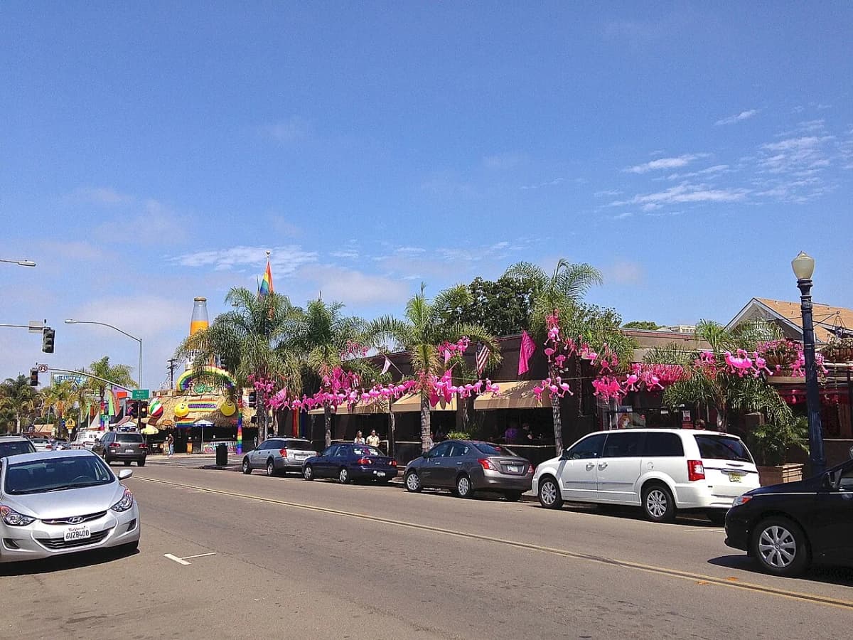North Park murals and arts scene along the commercial strip