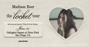 Madison Beer The Locket Tour at Gallagher Square Petco Park San Diego June 21 2026